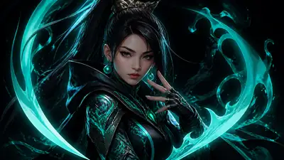 Anime transformation edit with preserved facial identity and energy blades