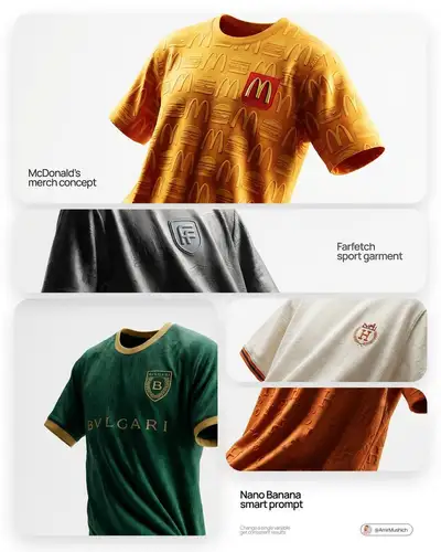 Floating Football Jersey Brand Editorial Shoot