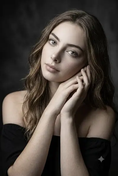 Timeless Elegant Studio Portrait