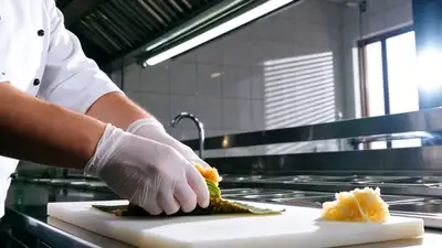 Shrimp Tempura Roll Sushi Making Video Prompt
