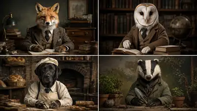 Animal Occupation Portrait Generator