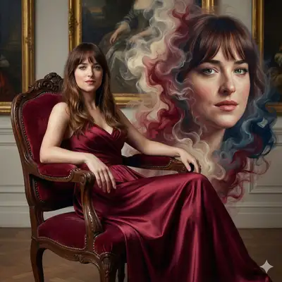 Cinematic Fine-Art Portrait with Ethereal Smoke Portrait