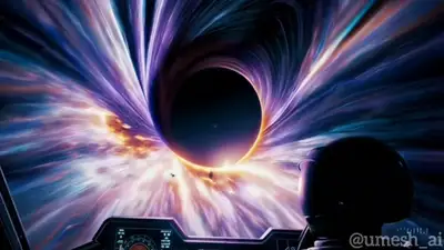 Spacecraft Drifting into a Black Hole