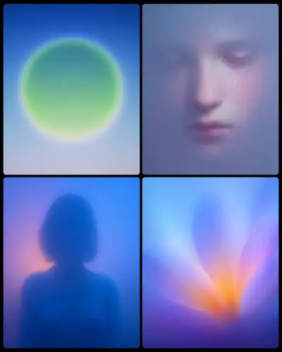 Dreamlike Gradient Reveal Midjourney Prompt