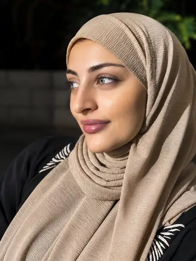 Ultra-Realistic Hijab Beauty Portrait