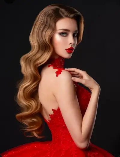 Old Hollywood Glamour Portrait