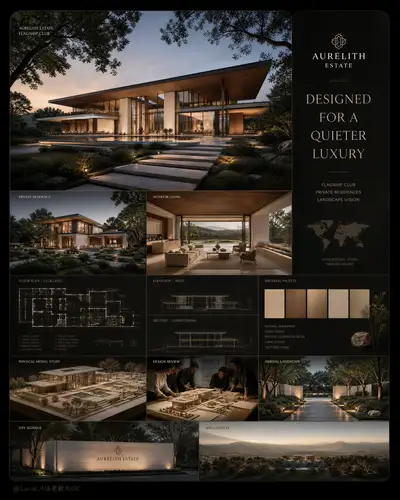 Prompt de Póster de Marca Inmobiliaria Ultra Premium