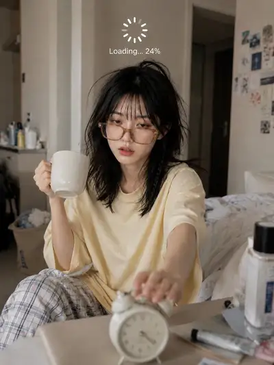 Still Loading Human Morning Portrait