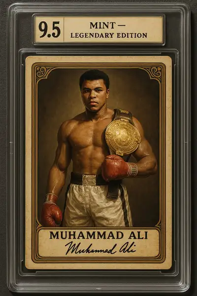 Legendary Muhammad Ali Collectible Card