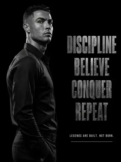 Cinematic Black-and-White Motivational Poster