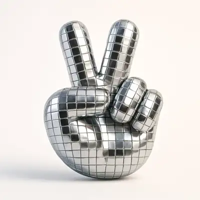 3D Disco Ball Icon Prompt
