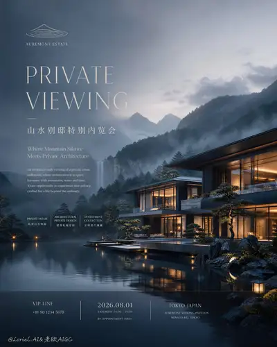 AUREMONT ESTATE ウルトラプレミアム不動産ポスター