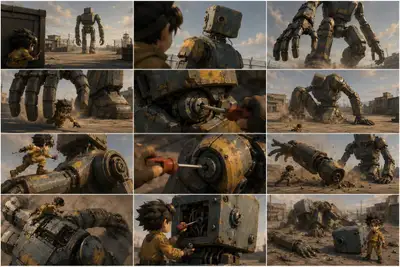 Jeden Video-Prompt als Storyboard-Kontaktbogen vorschauen (GPT Image 2)