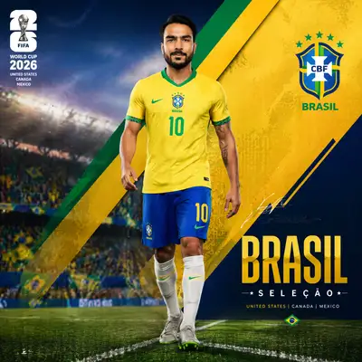 Brazil national team FIFA World Cup 2026 poster