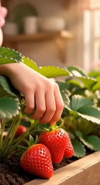 Matinee douillette a la campagne avec pancakes aux fraises, prompt video en 5 scenes