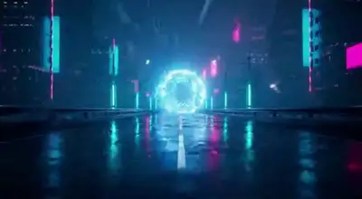 Seamless 15-Second Cinematic One-Take Through Worlds
