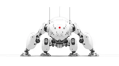 Mecha-Roboter mit Stilreferenz - Midjourney-Prompt