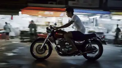 Bangkok Night Market Motorcycle Chase