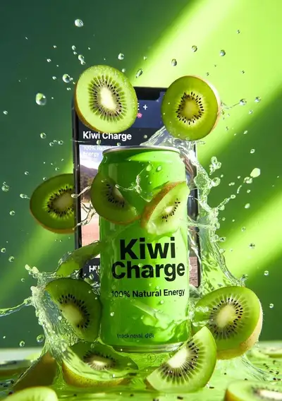 Kiwi Charge Energy Drink Ad