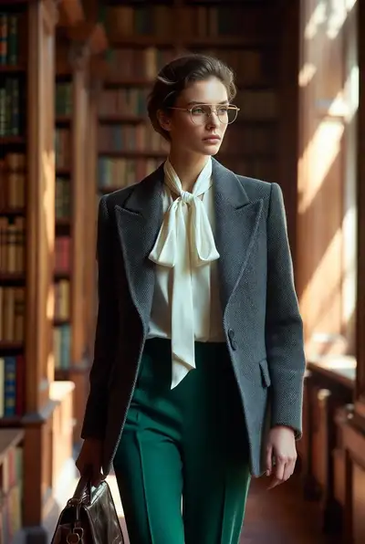 Intellectual Romantic: High-Fashion Editorial Portrait