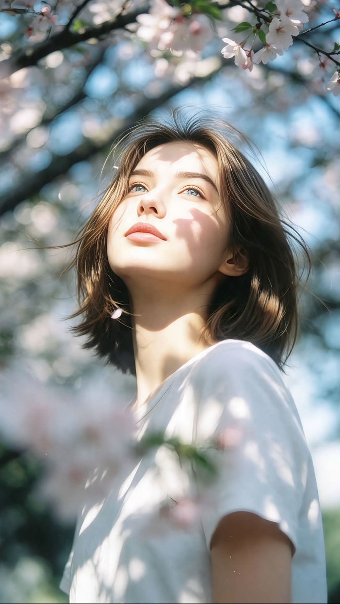 Cinematic cherry-blossom portrait (GPT Image 2)