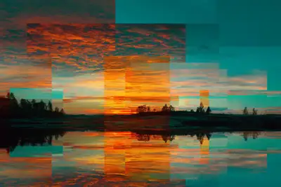 Fragmented Light Landscape