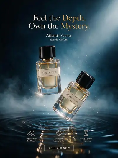 Luxury Atlantis Perfume Commercial Ad