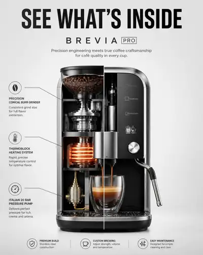 Cutaway product poster revealing what is inside, THE INSIDE STORY