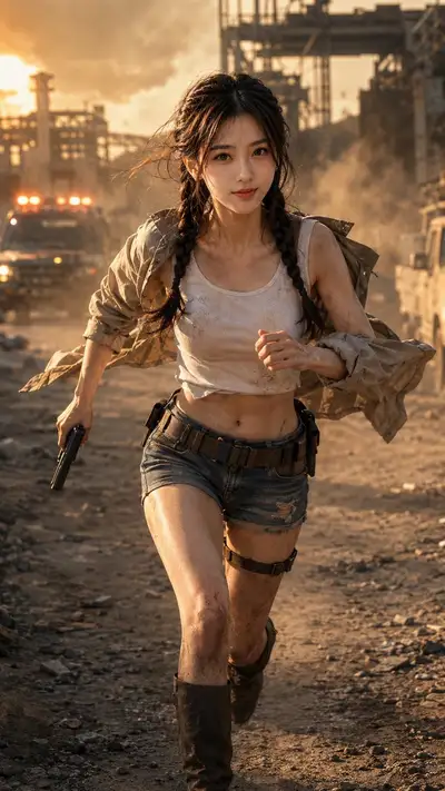 Cinematic Chase Scene Prompt