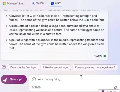 Logo: Wings with Dumbbell