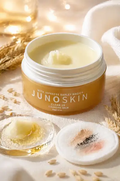 JUNO & Co. cleansing balm studio product photography
