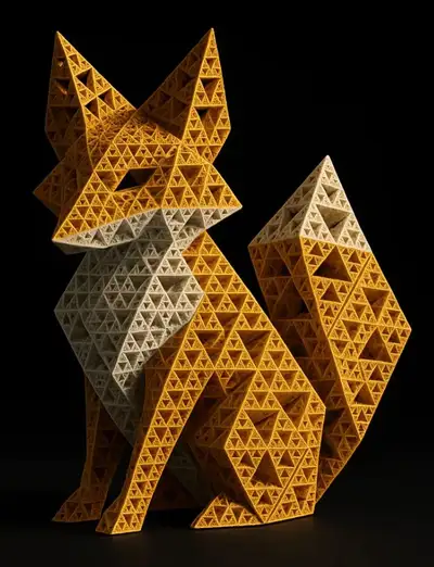 Fractal Sierpinski Tetrahedron Animal