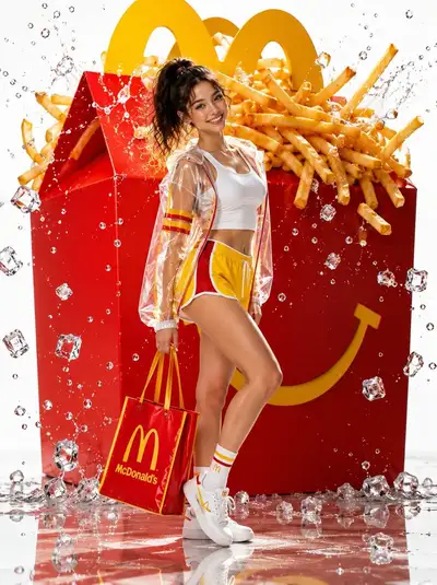 McDonald's Happy Meal fashion advertising concept