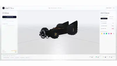 3D-Batmobile in Three.js