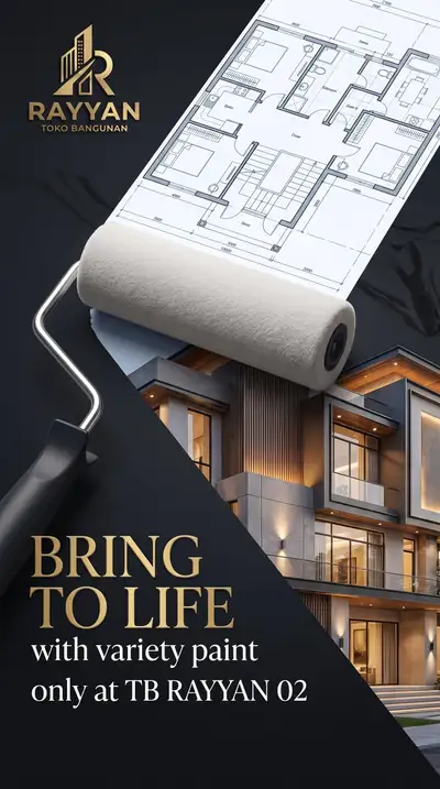 Reality-Painting Roller Ad for TB Rayyan Paint Store