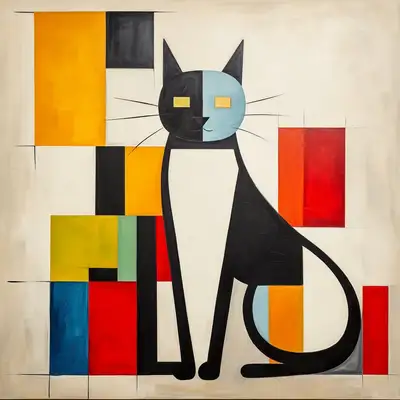 De Stijl Art Challenge Prompt