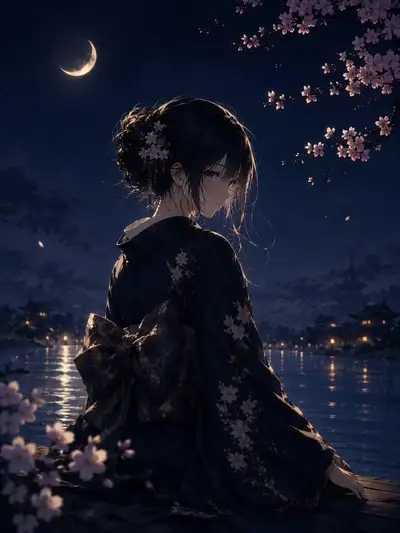 Luxury Japanese Anime Key Visual Prompt