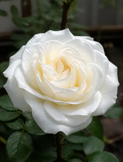 Photorealistic White Rose Macro Photography Prompt