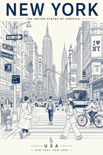Minimalist Tokyo Travel Poster Prompt