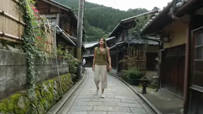 MiniDV-style Japanese village slice-of-life video