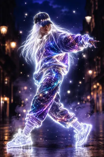 Ethereal Neon Street Dancer