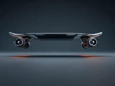 Zero-gravity floating product photography template