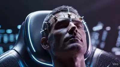 Mind Upload Chamber - Veo 3.1 Prompt