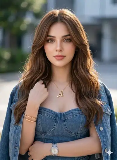 Hyper-realistic Golden Hour Denim Portrait