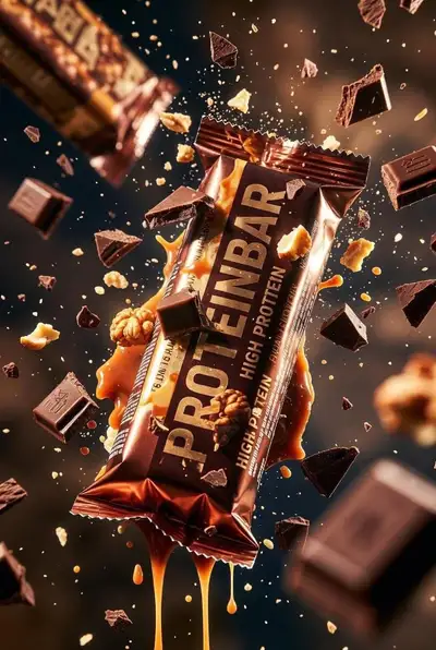 Exploding Chocolate Protein Bar Product Shot