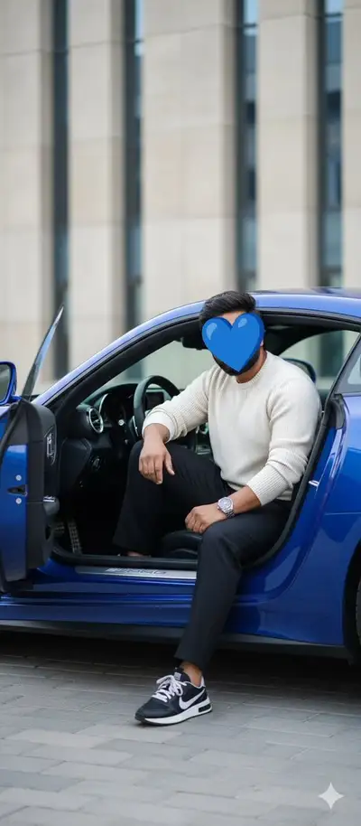 Convert Image to Modern Sports Car Scene