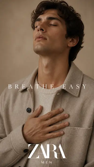 Zara Menswear Breathe Easy Editorial Campaign