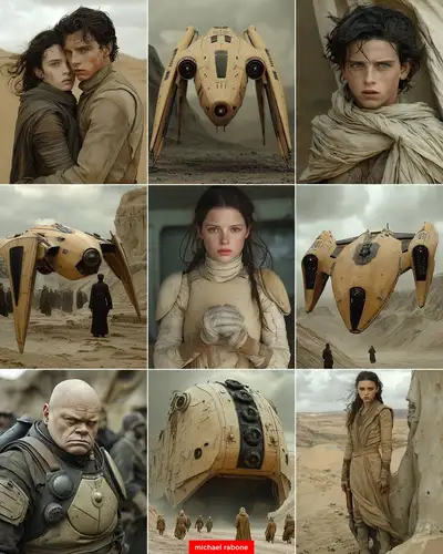 Referência de estilo Dune Harkonnen - Midjourney