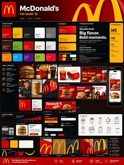 Agency-grade brand identity system poster from a logo
