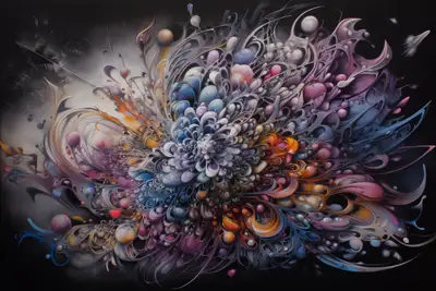 Art Aérographe à Équations Paramétriques